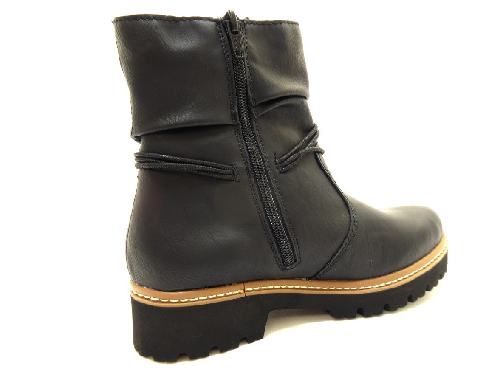 RIEKER Schnür-Stiefeletten schwarz Z577000 Z57