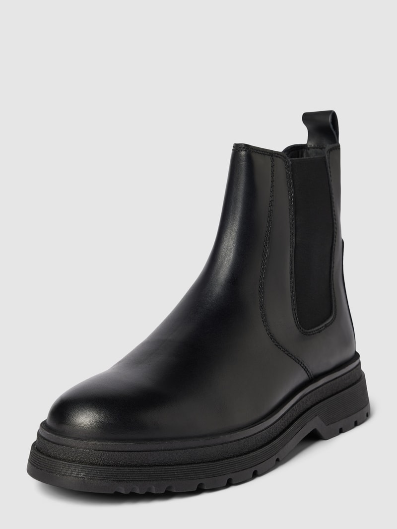 Chelsea Boots aus Leder Modell 'MARTIN' in schwarz