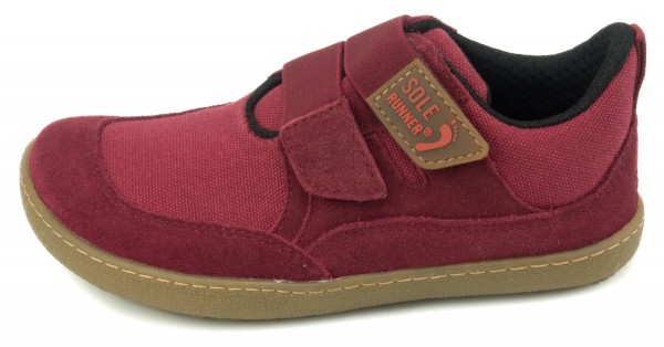 Sole Runner |k ~ Puck 2 Nubuk/Canvas ~ Red