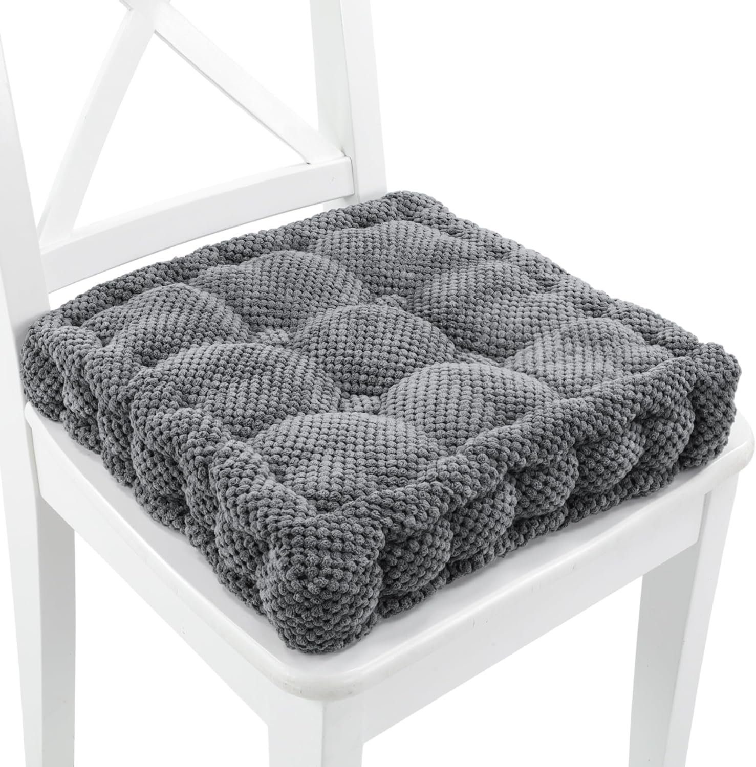 SCOHOME Stuhlkissen Stuhlkissen 40x40 cm Sitzkissen - Sitzpolster, für Stuhl Boxkissen Sitzauflage Matratzenkissen Sesselkissen