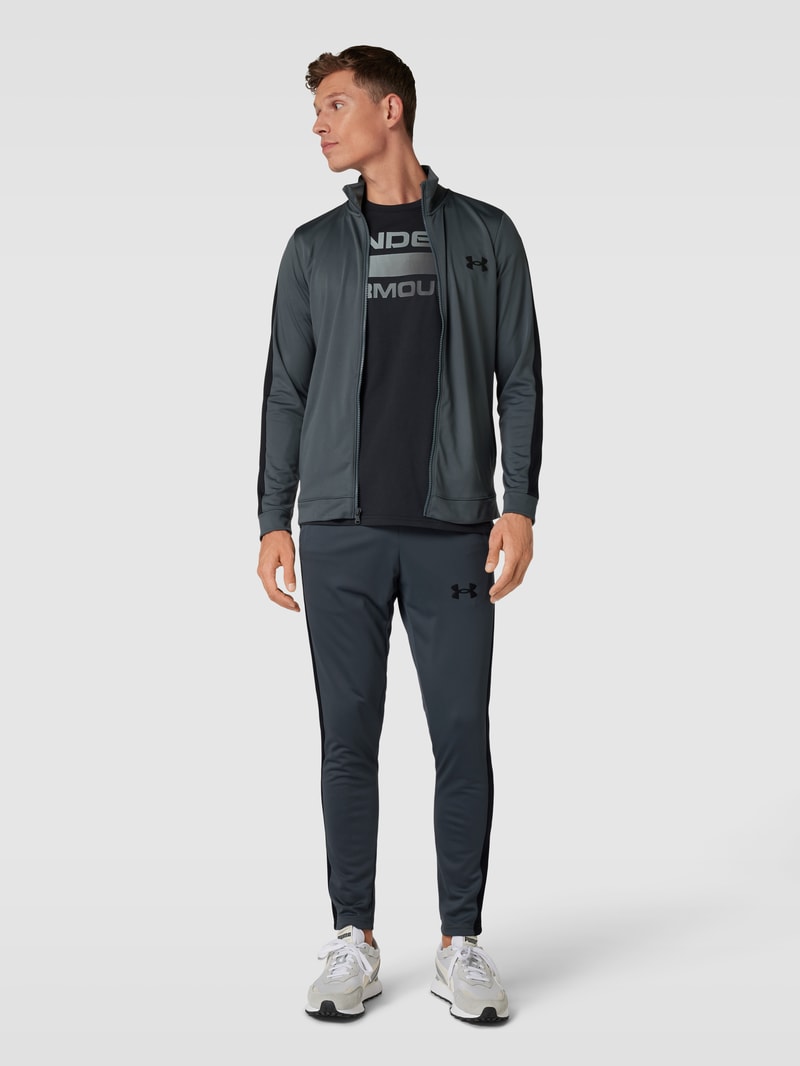 Tracksuit mit Logo-Detail Modell 'Knit' in graphit