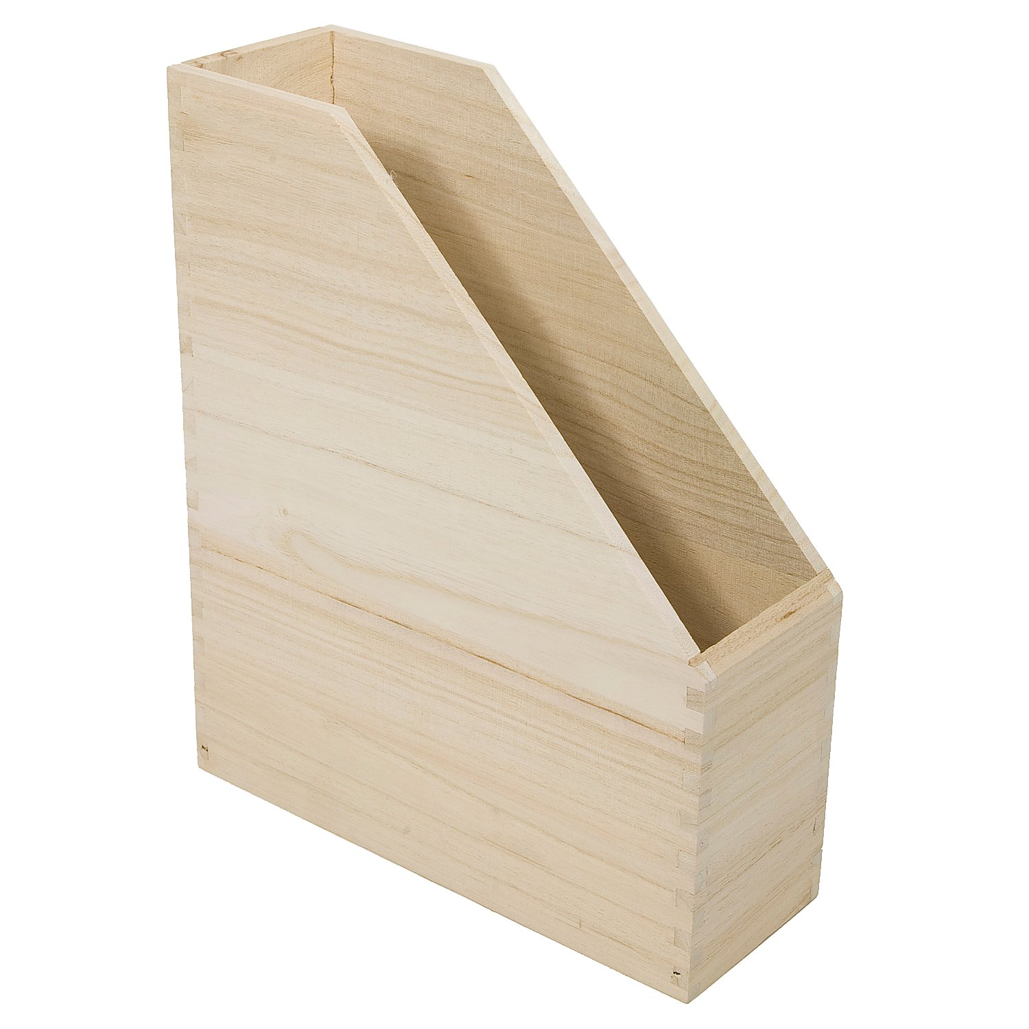 Stehsammler aus Holz, 25 x 9 x 30 cm