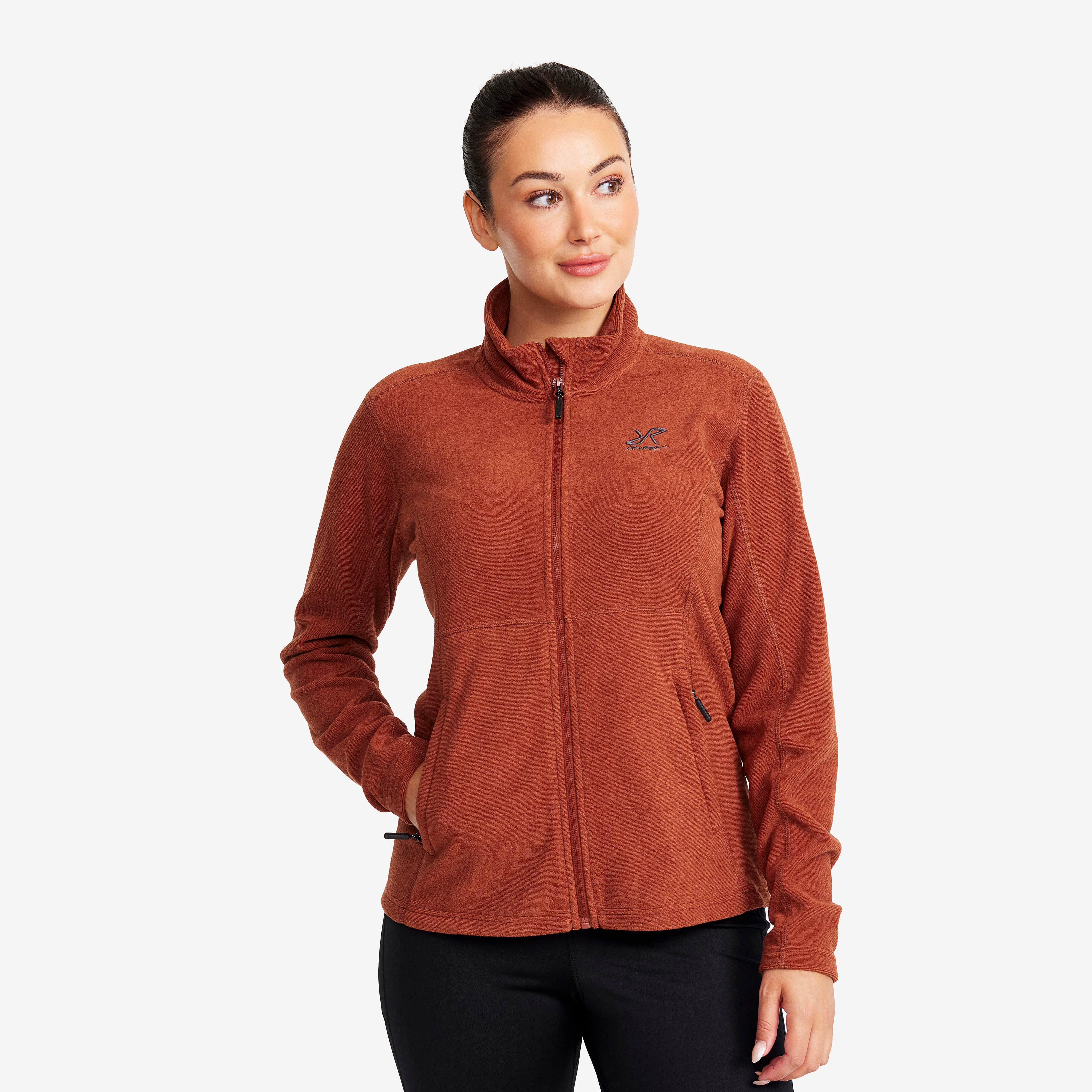 Essential Full-zip Fleece Femme Smoked Paprika