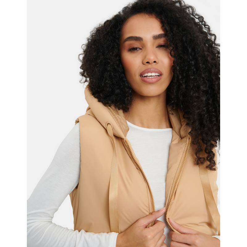 Threadbare Shelly Hooded Steppweste Damen