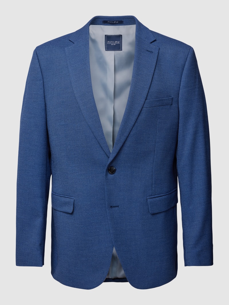 2-Knopf-Sakko mit Eingrifftaschen in royalblau