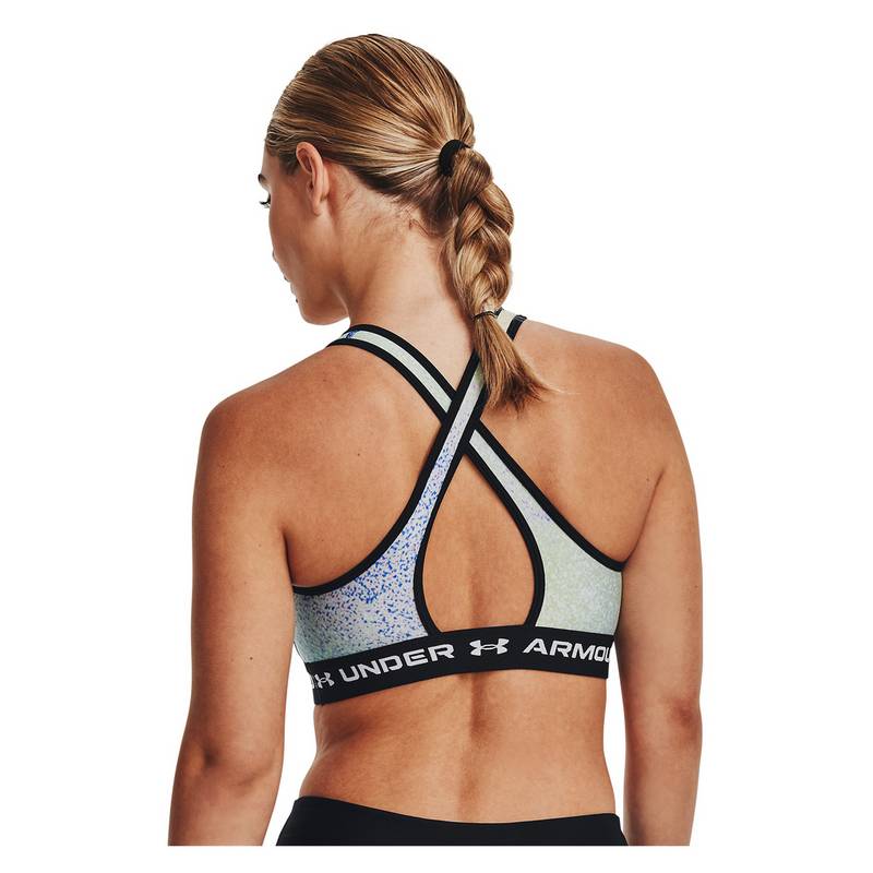 Under Armour Mid Crossback Printed BH Damen