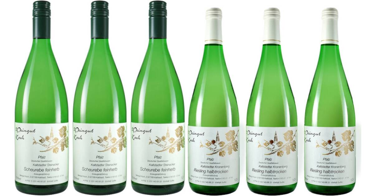 Unsere Weißweine  halbtrocken von Weingut Koch günstig bei wein.de kaufen