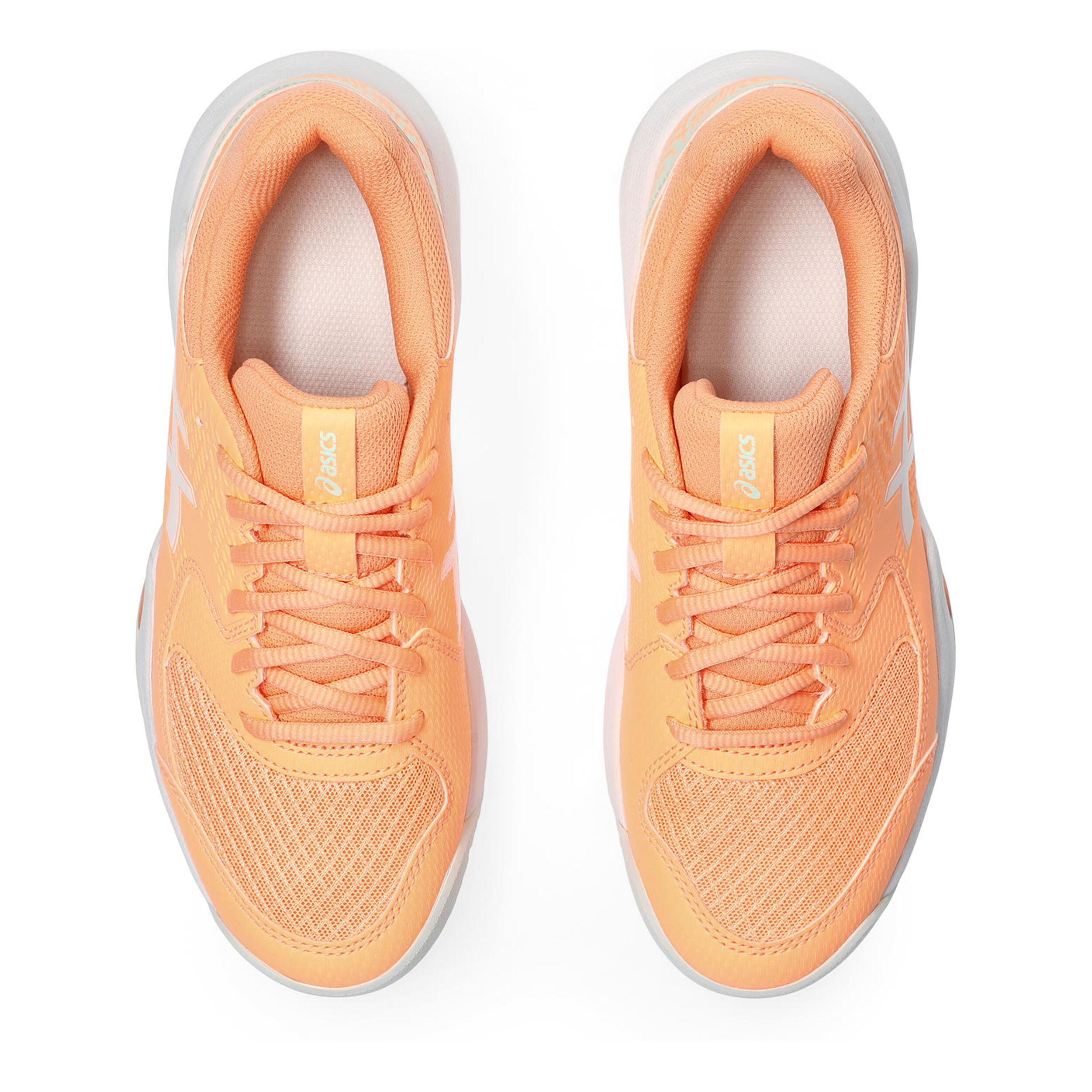 Gel-Dedicate 8 Padelschuh Damen - Apricot, Weiß