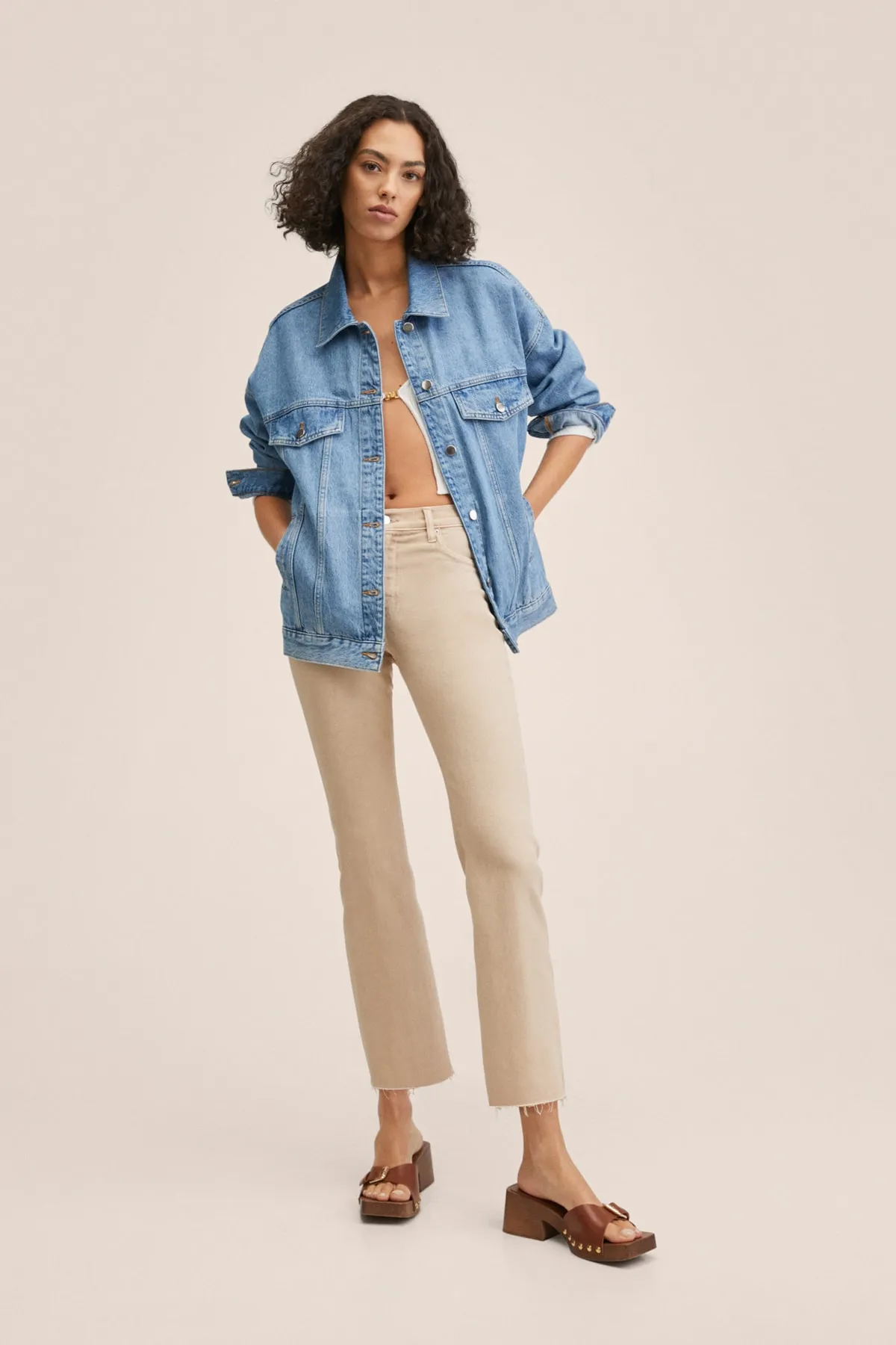 MANGO  27095772 Damen/Mädchen Beige
