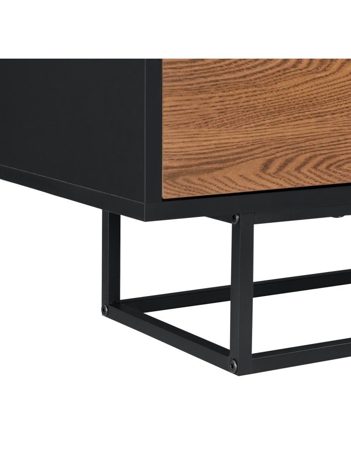 en.casa Sideboard Boxholm in Braun (H)55cm (B)120cm (T)30cm günstig kaufen onesize