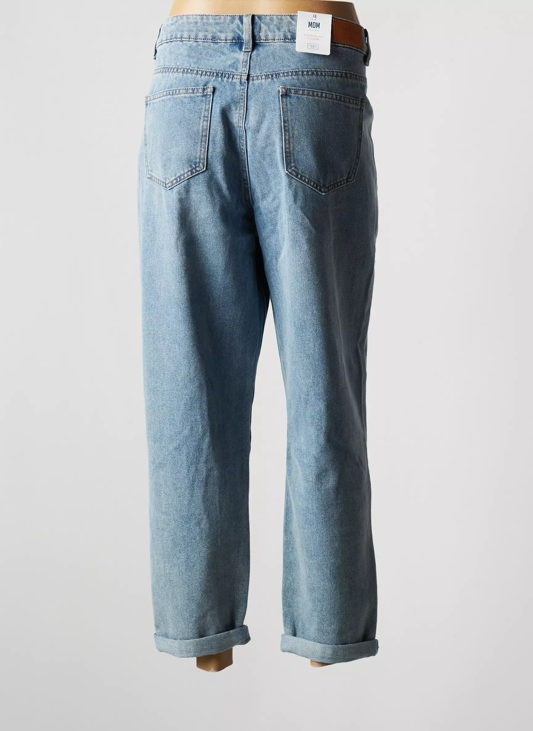C Est Beau La Vie Jeans Coupe Droite Femme couleur bleu