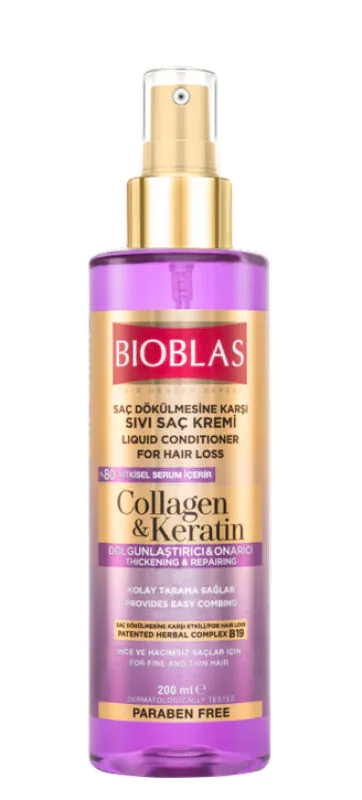 Bioblas Kollagen-Keratin Flydende Hårbalsam