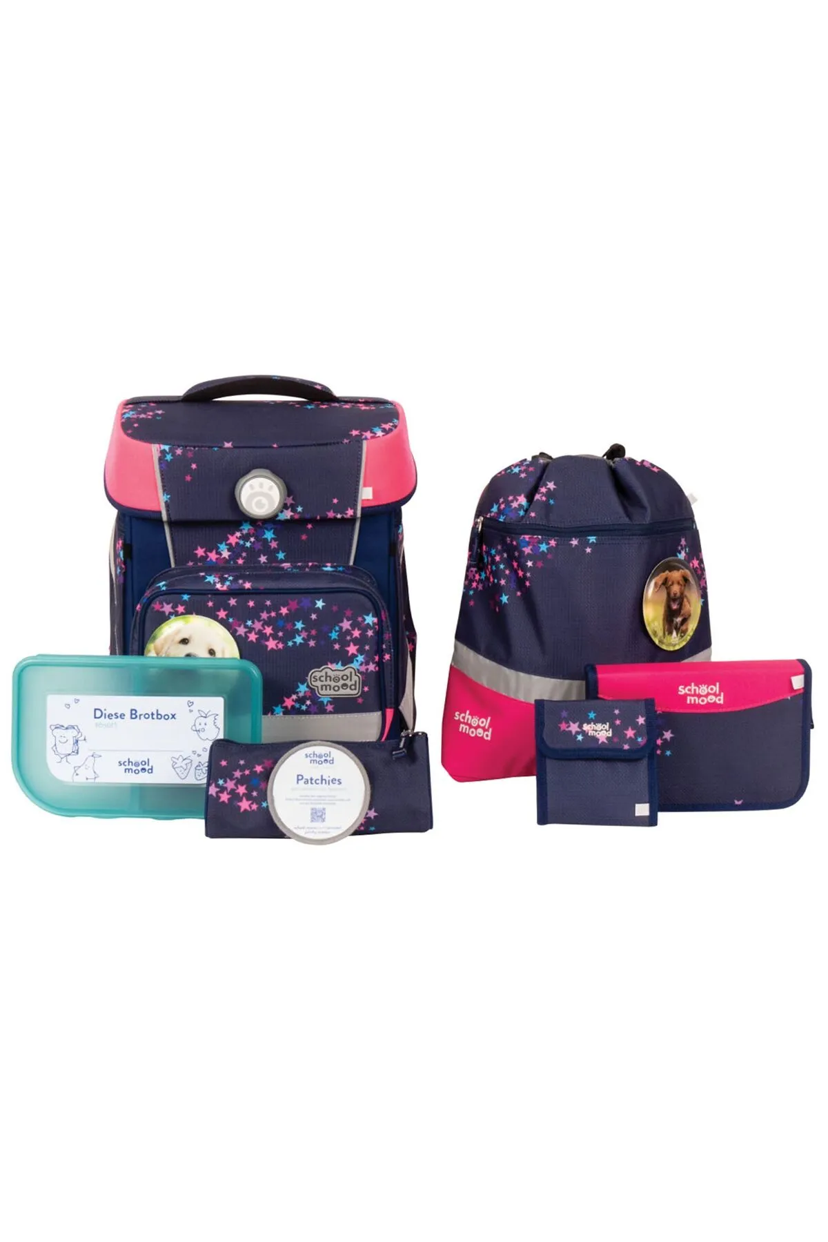 School Mood  Schulrucksack - Braun - Unifarben