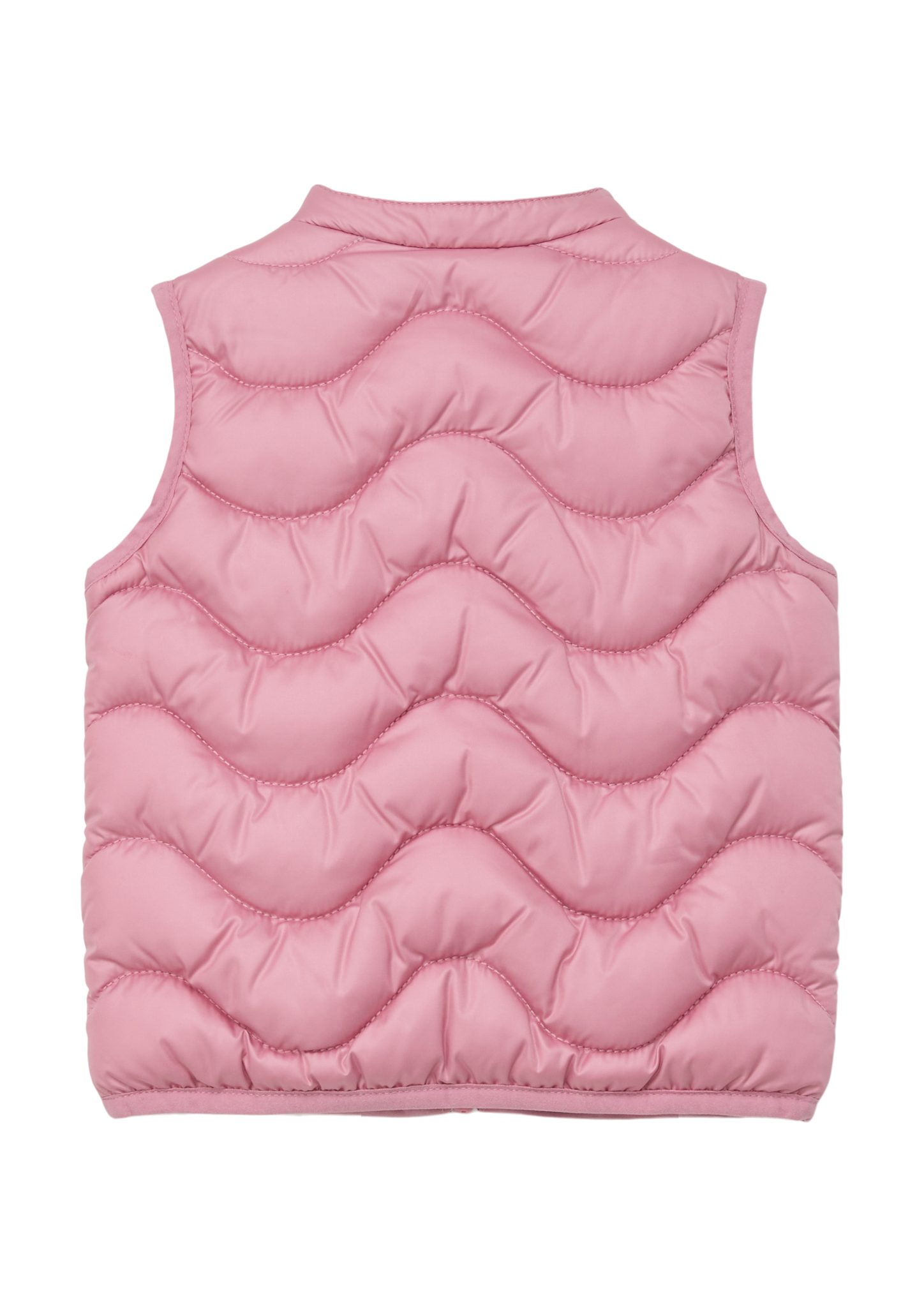 s.Oliver Steppweste Outdoor-Weste mit Wellen-Steppung Paspel, Raffung