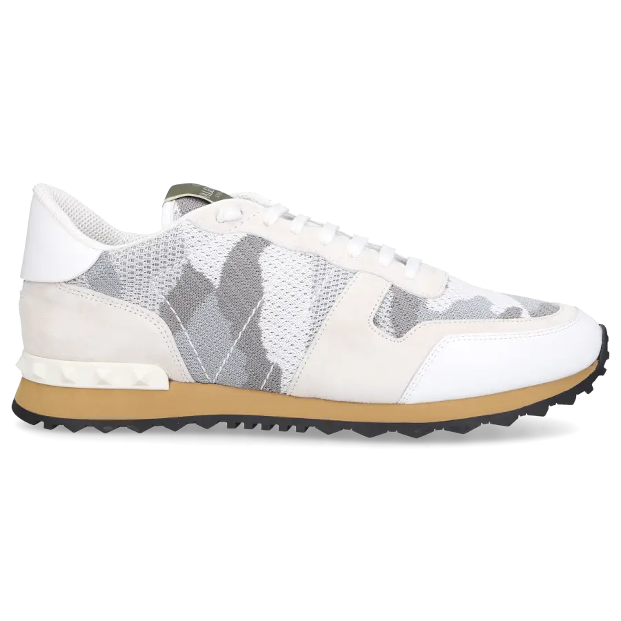 Valentino Garavani - Sneaker low ROCKRUNNER Textil - weiß