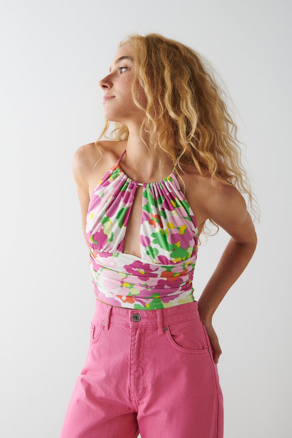 Cassie halterneck top