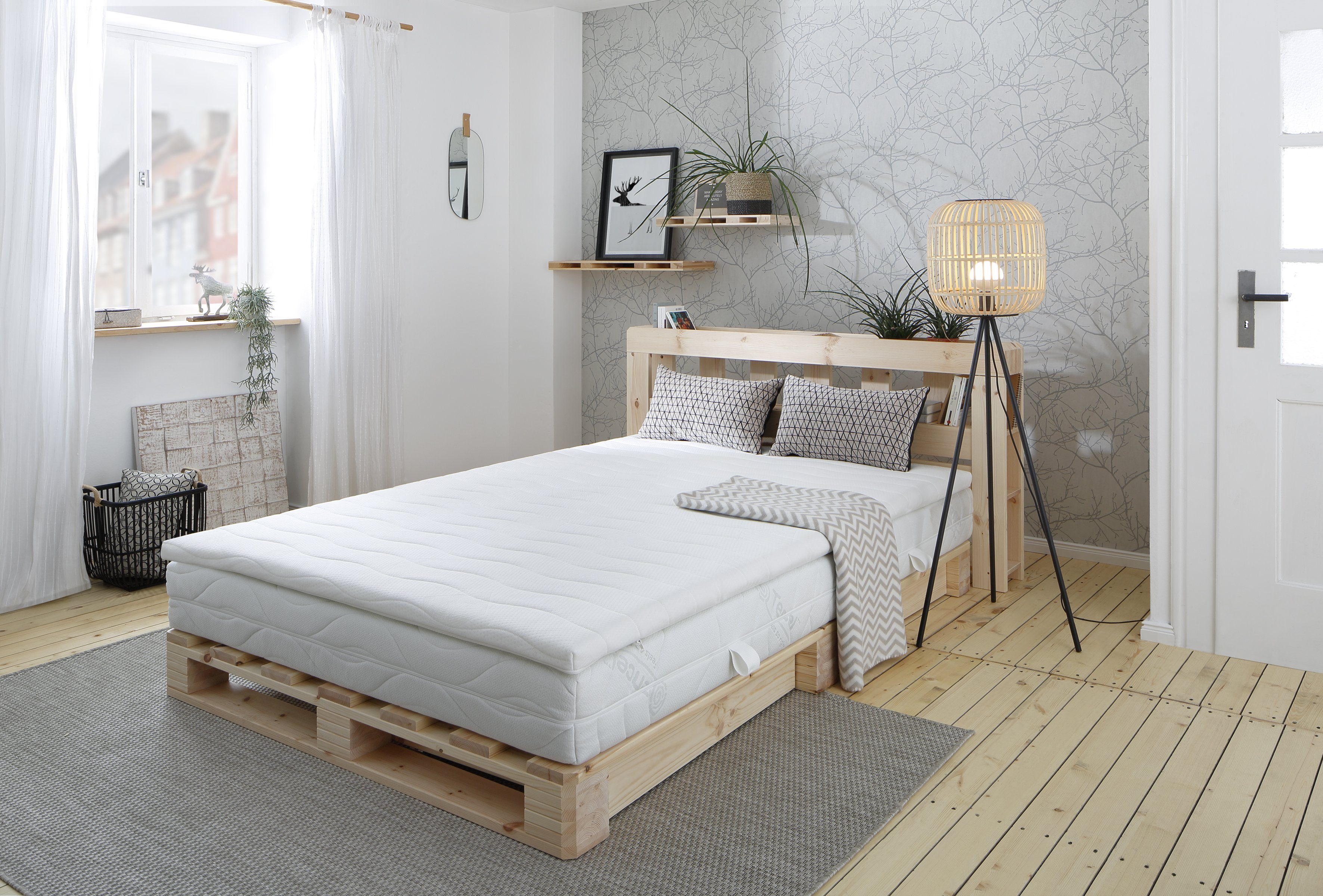 Topper Tornby in 4 Härtegr., Topper für Matratzen 90x200 cm, 140x200 geeignet, Älgdröm, 6 cm hoch, Kaltschaum, Matratzentopper, Boxspringmatratzen und Boxspringbett geeignet
