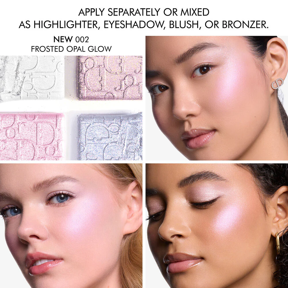 Paletă Dior Backstage Glow Maximizer - Paletă pentru față, iluminatoare și fard de obraz compact