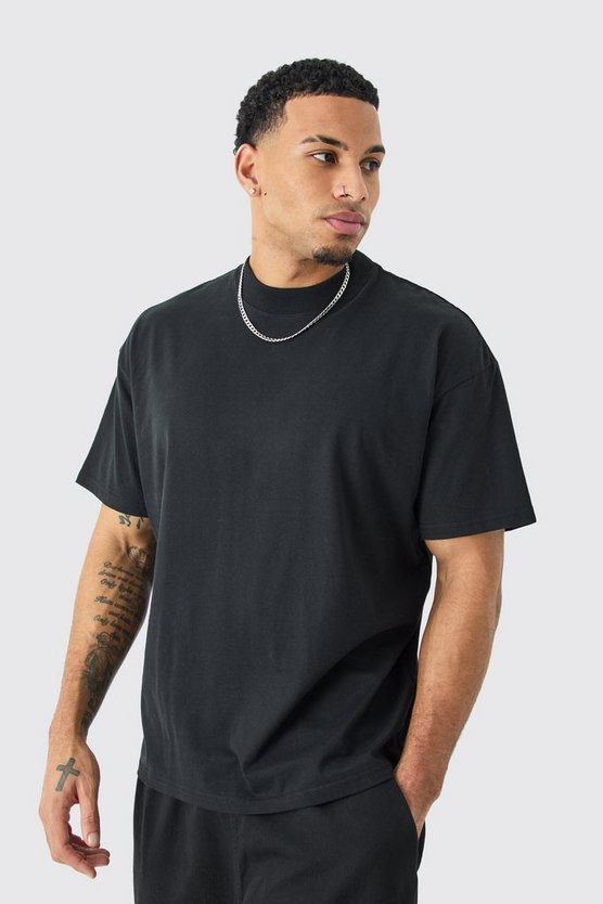 Oversize T-Shirt mit Totenkopf-Print