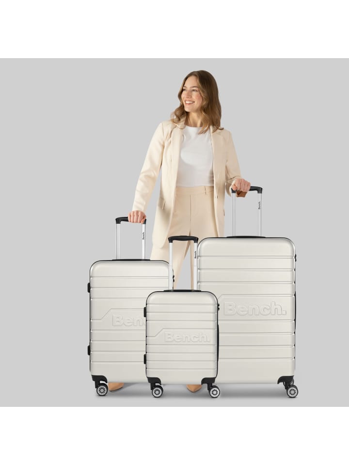 Bench Seattle 4 Rollen Kofferset 3-teilig in stone-grey günstig kaufen onesize