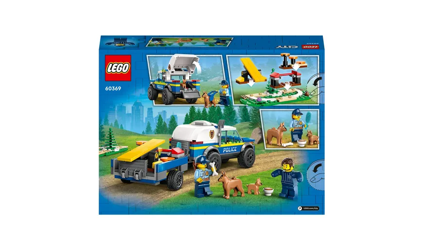 LEGO City 60369 Mobiles Polizeihunde-Training