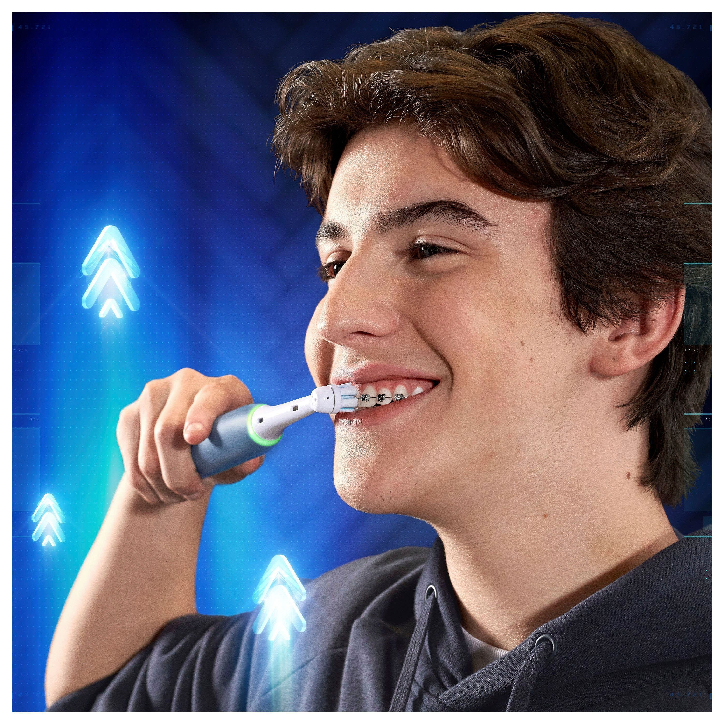 Oral-B Elektrische Zahnbürste iO My Way, Aufsteckbürsten: 2 St., iO Technologie