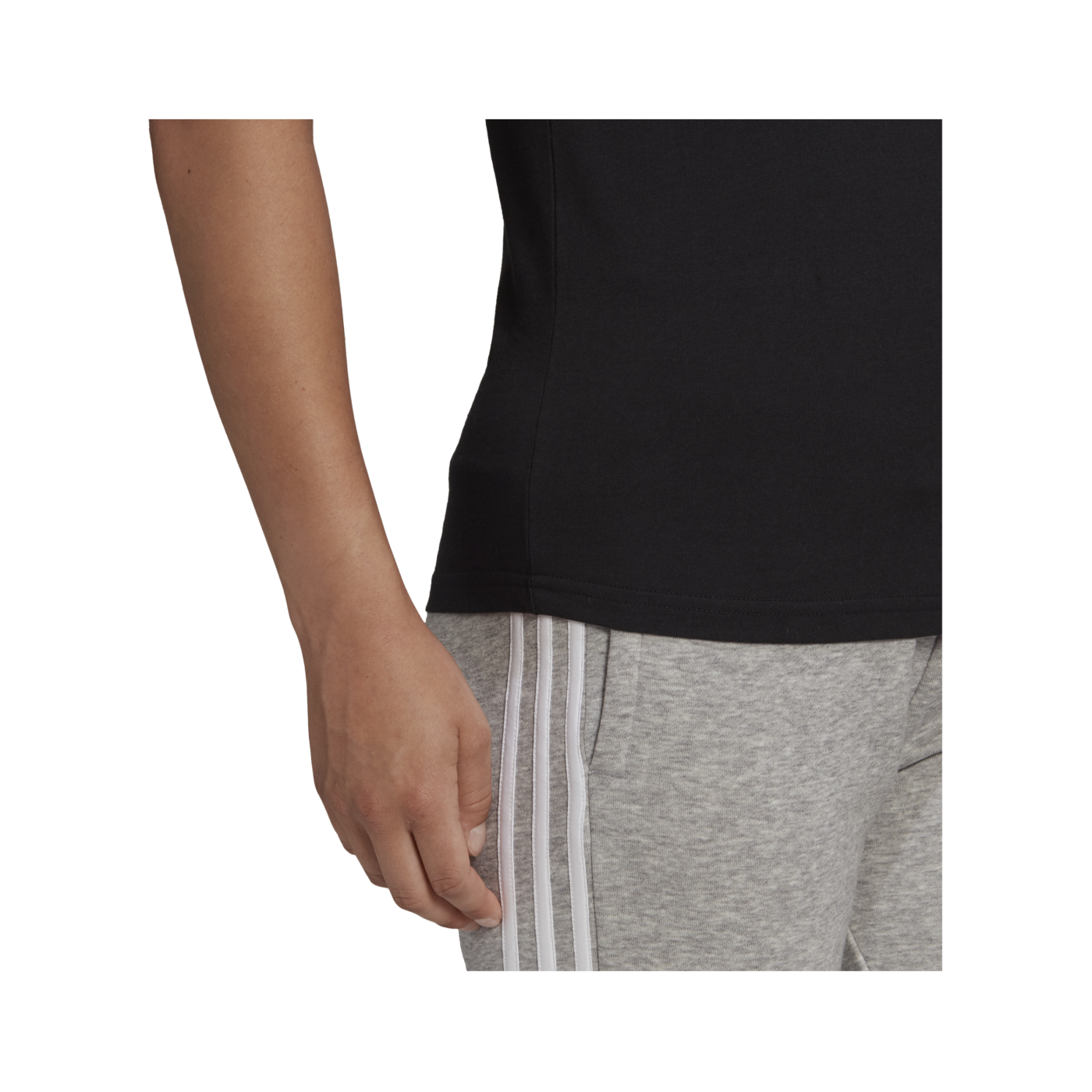 adidas 35 T T-Shirt Damen Schwarz Weiss