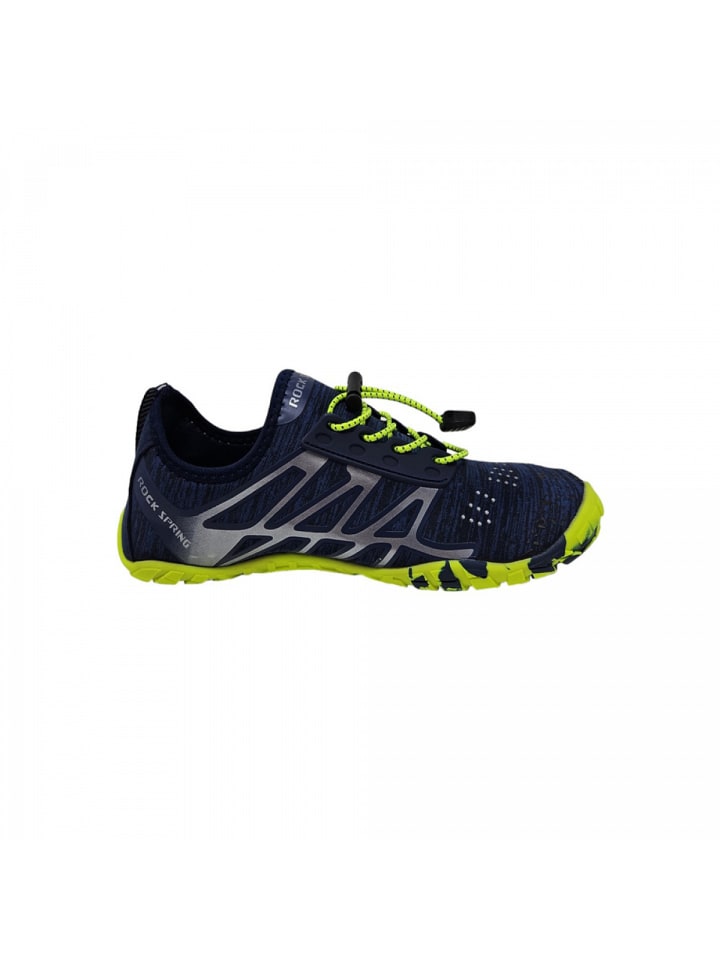 Rock Spring sportlicher Schnürer Barfußschuh in Blau günstig kaufen
