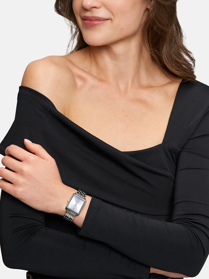Tamaris Quarzuhr in Silber/ Hellblau günstig kaufen onesize