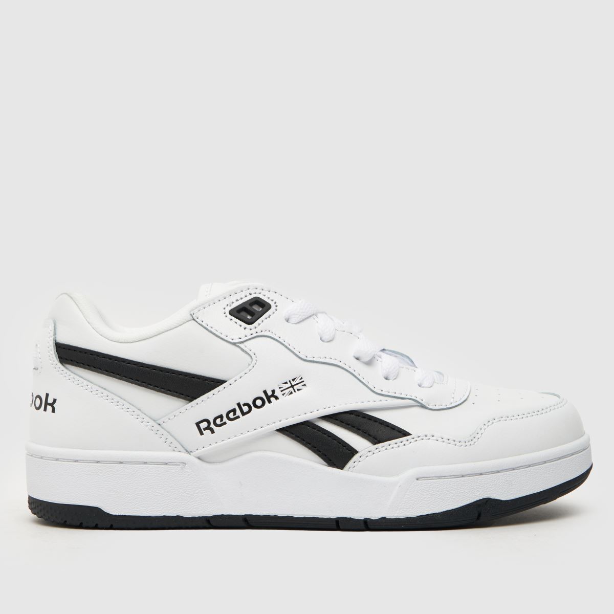 Reebok vita och svarta bb 4000 ii ungdomsskor