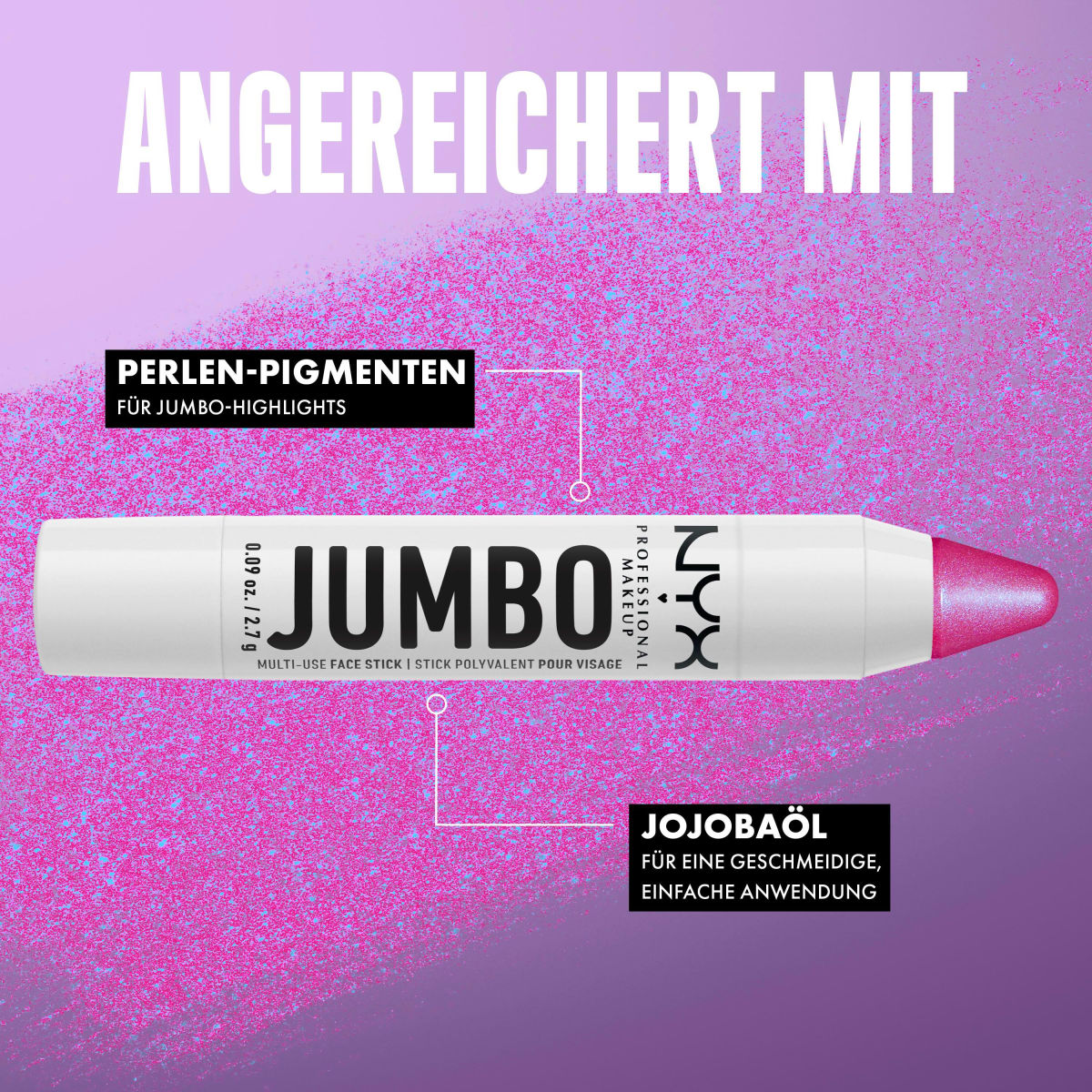 Highlighter Jumbo Face Stick 01 Coconut Cake, 2,7 g