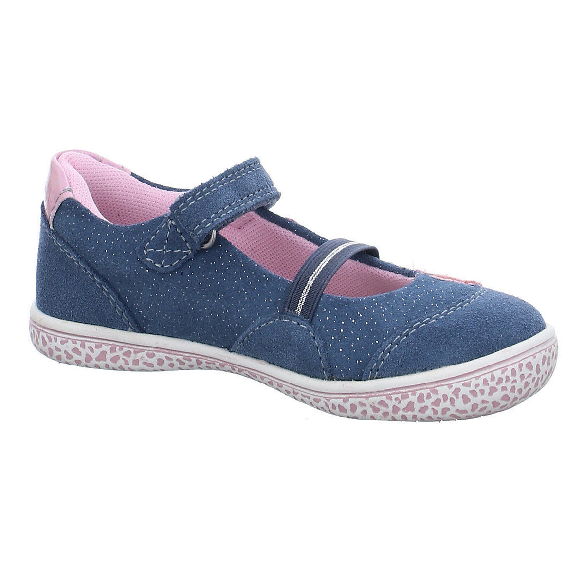 Mädchen Ballerinas Schuhe Taha Ballerina Kinderschuhe Veloursleder gemustert Ballerinas