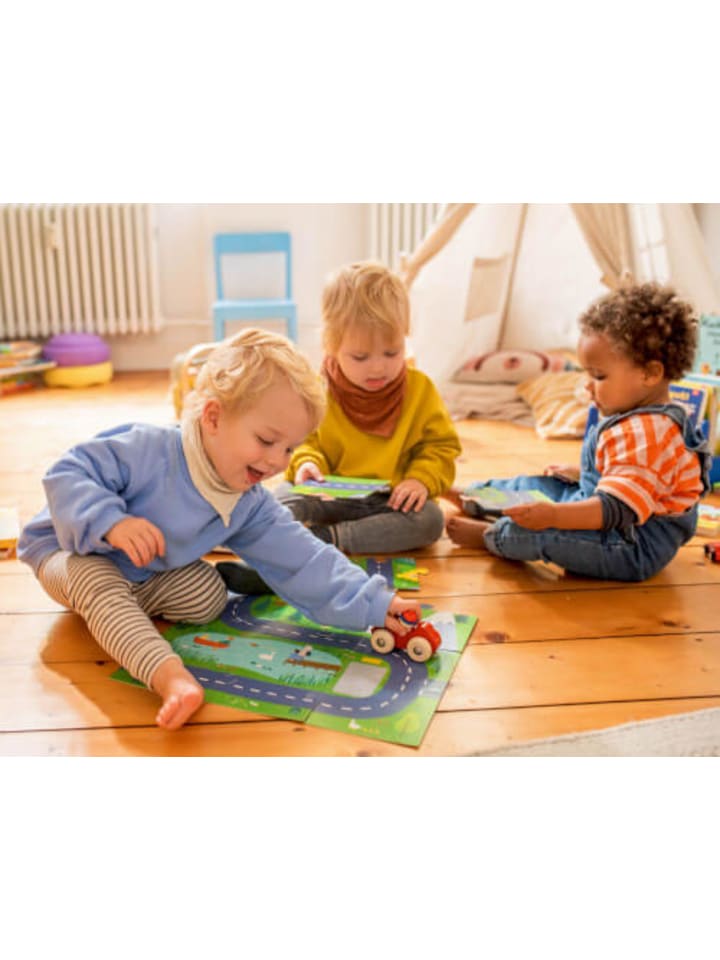 Coppenrath Spielfahrzeug mit Buch und Spielstraße Mein kleiner roter Flitzer, ab 18 M. günstig kaufen onesize