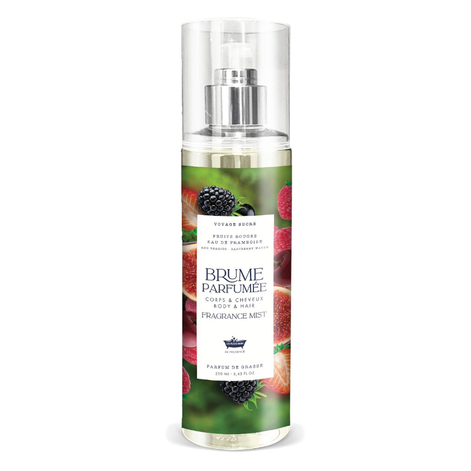 Les Petits Bains de Provence Brume Parfumée Fruits Rouges Eau de Framboise 250 ml