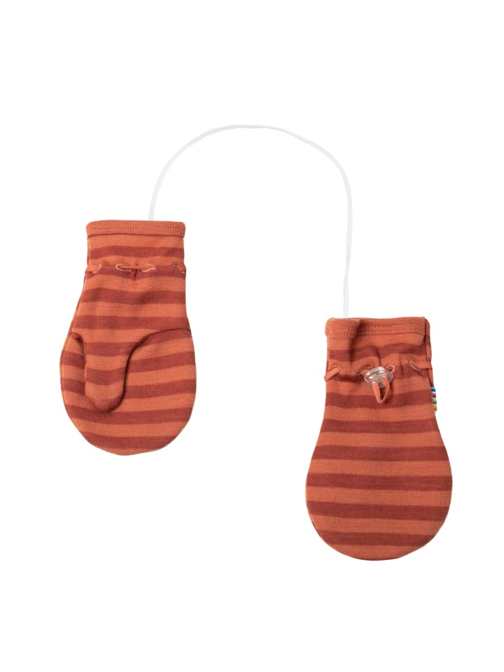 Joha Fausthandschuhe Merinowolle in red stripe günstig kaufen 50-62