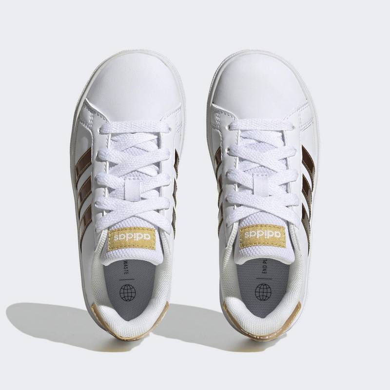 adidas Grand Court Sustainable Lace Schuh Sneaker Kinder