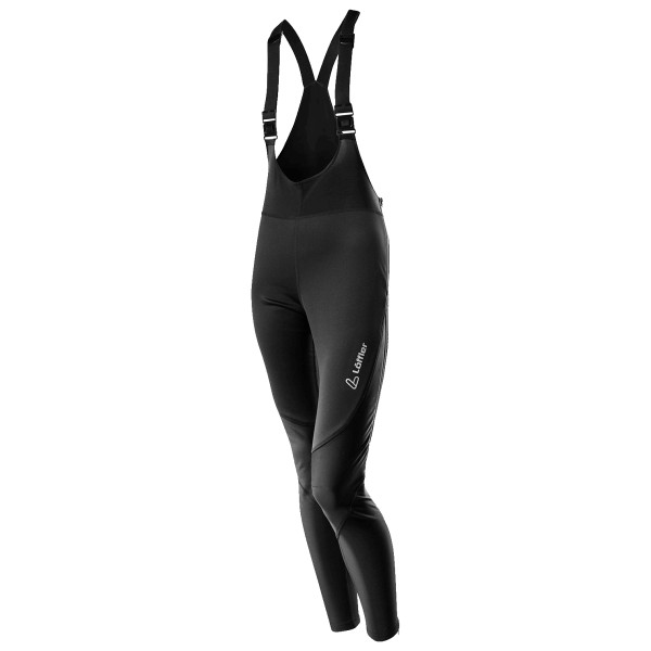 Löffler - Women's Warm-Up Bib Tights Windstopper Warm - Langlaufhose