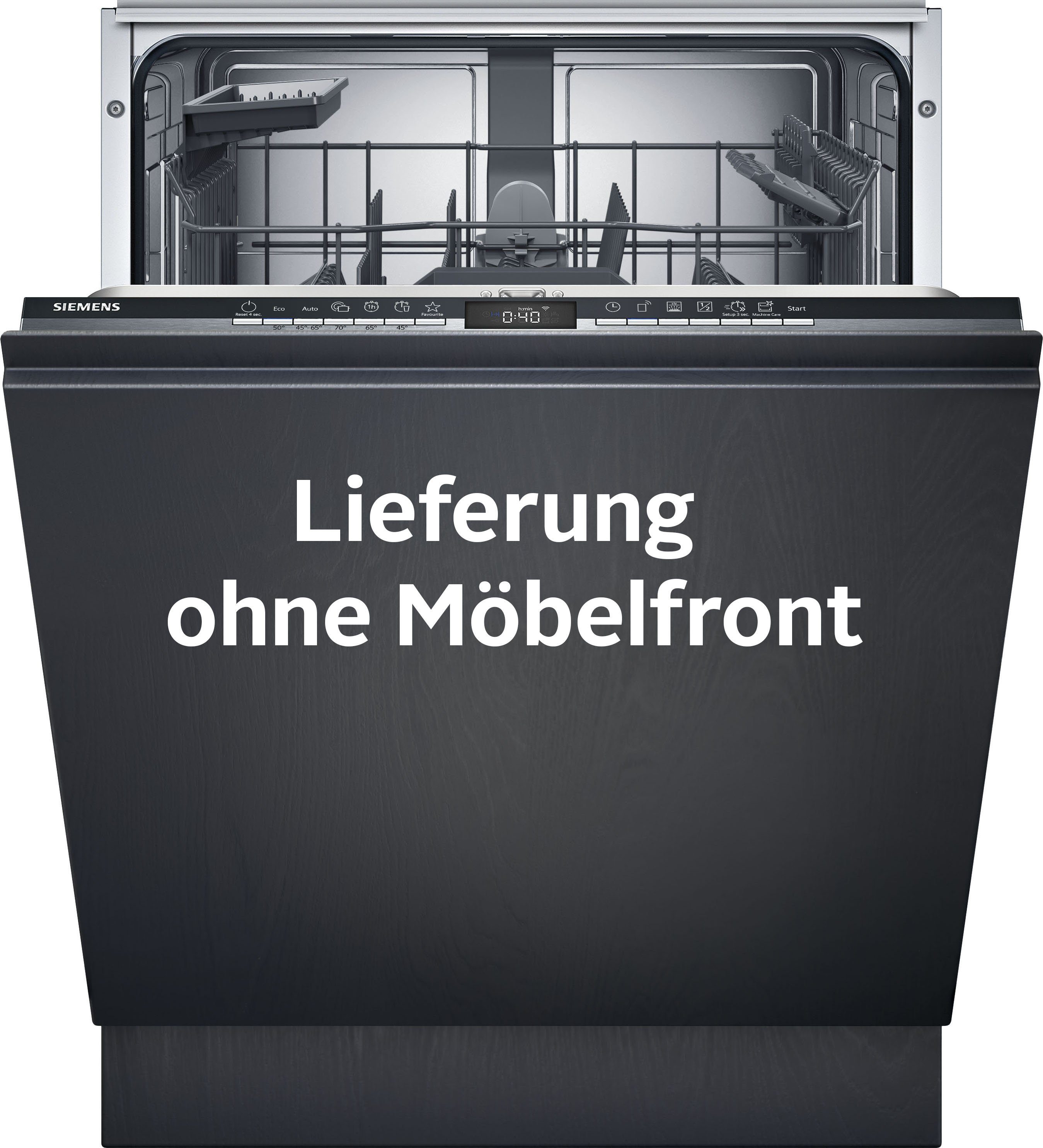 SIEMENS vollintegrierbarer Geschirrspüler iQ300, SX63EX02AE, 13 Maßgedecke