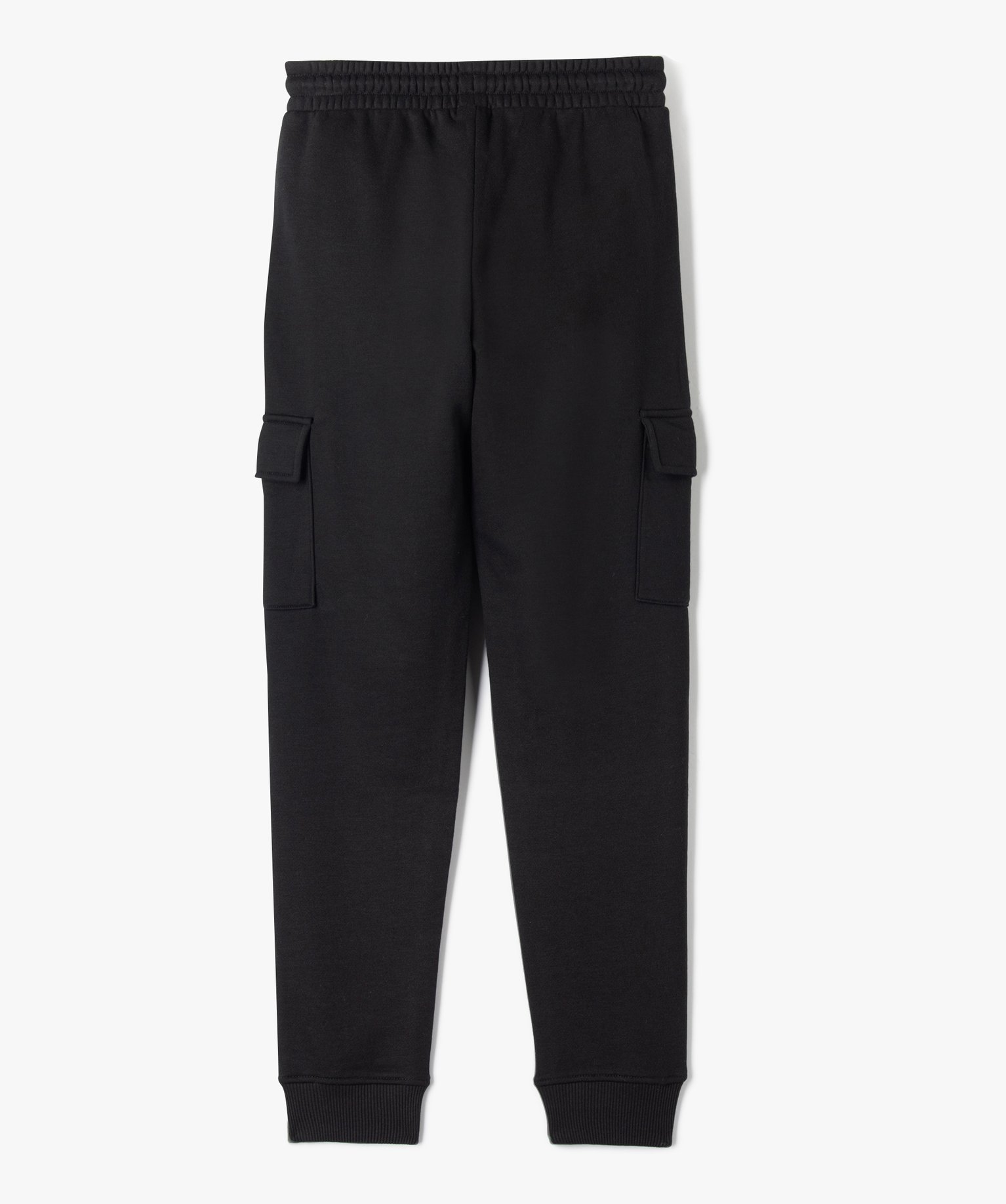 Pantalon de sport en maille molletonnée fille noir | GEMO