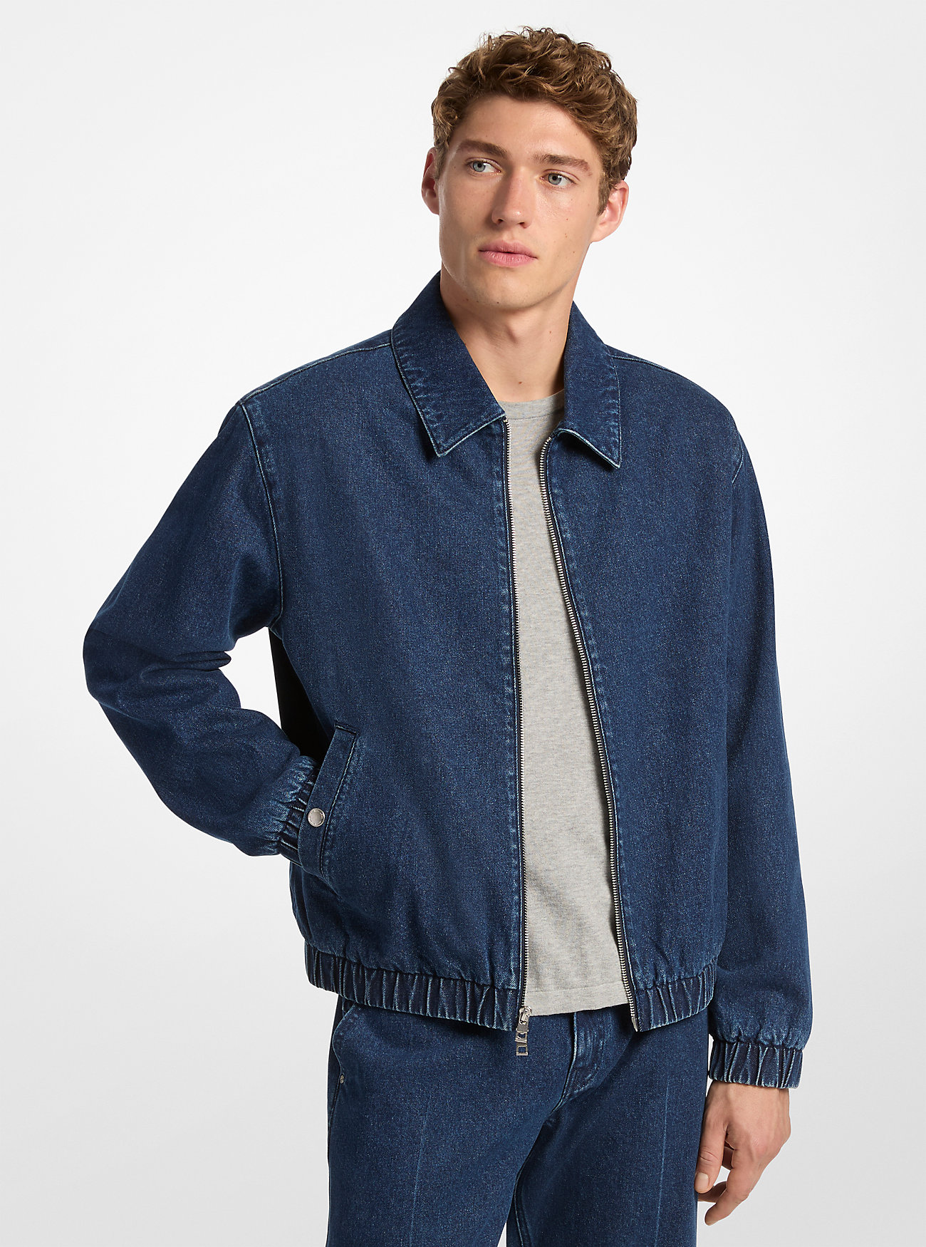 Stretch-denimskjortejakke - RINSE