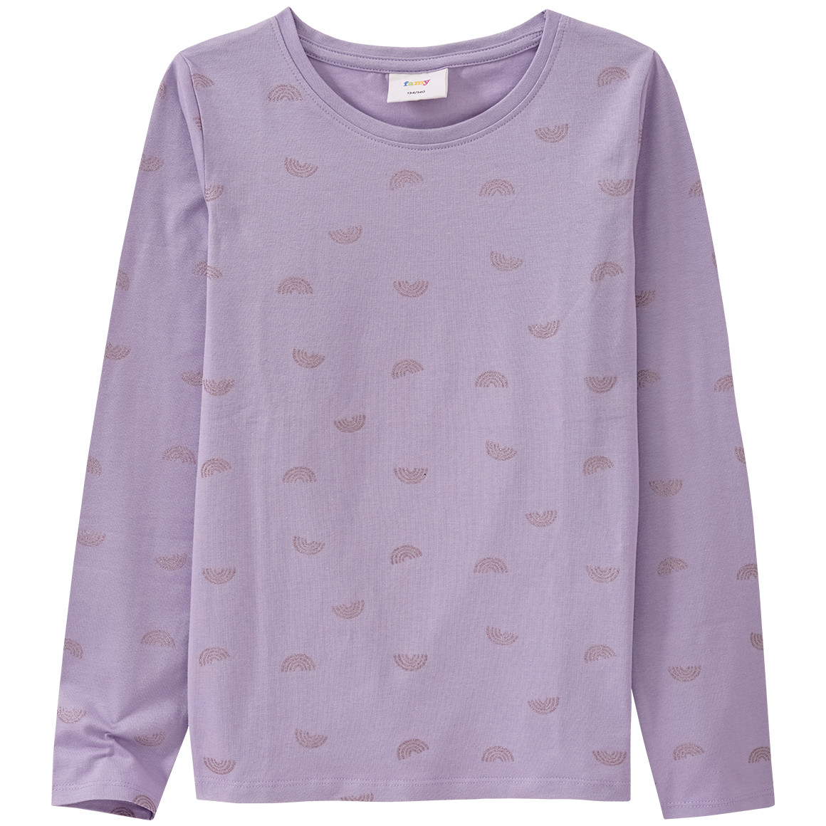 2 Mädchen Langarmshirts im Basic-Look