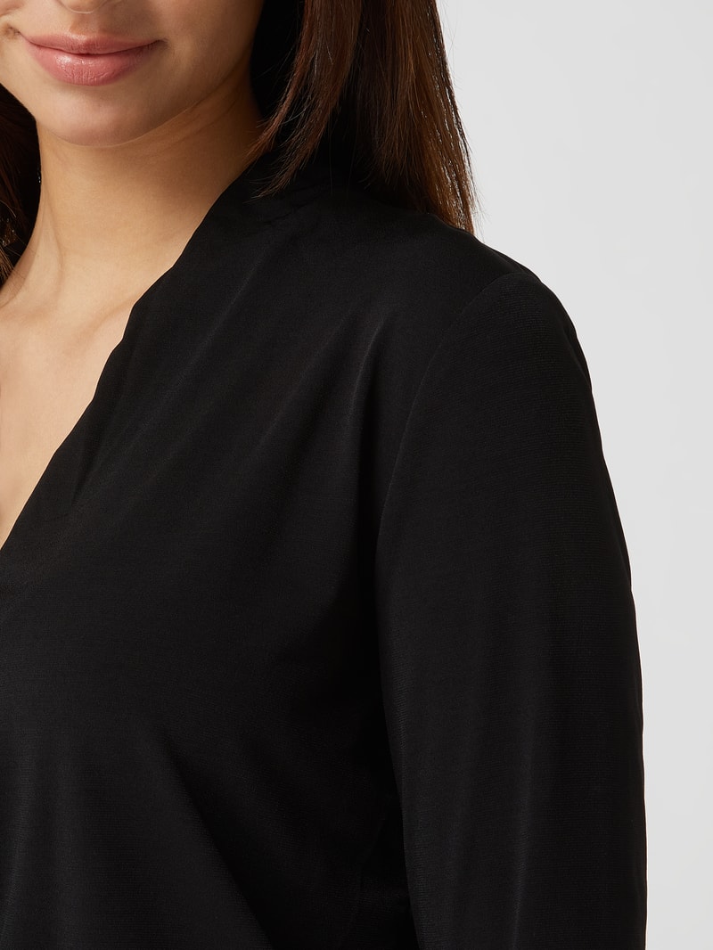 Jumpsuit in Wickel-Optik Modell 'Lima' in schwarz