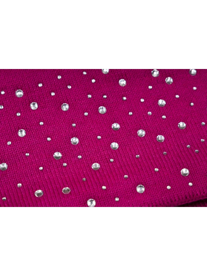styleBREAKER Feinstrick Stirnband in Himbeere günstig kaufen onesize