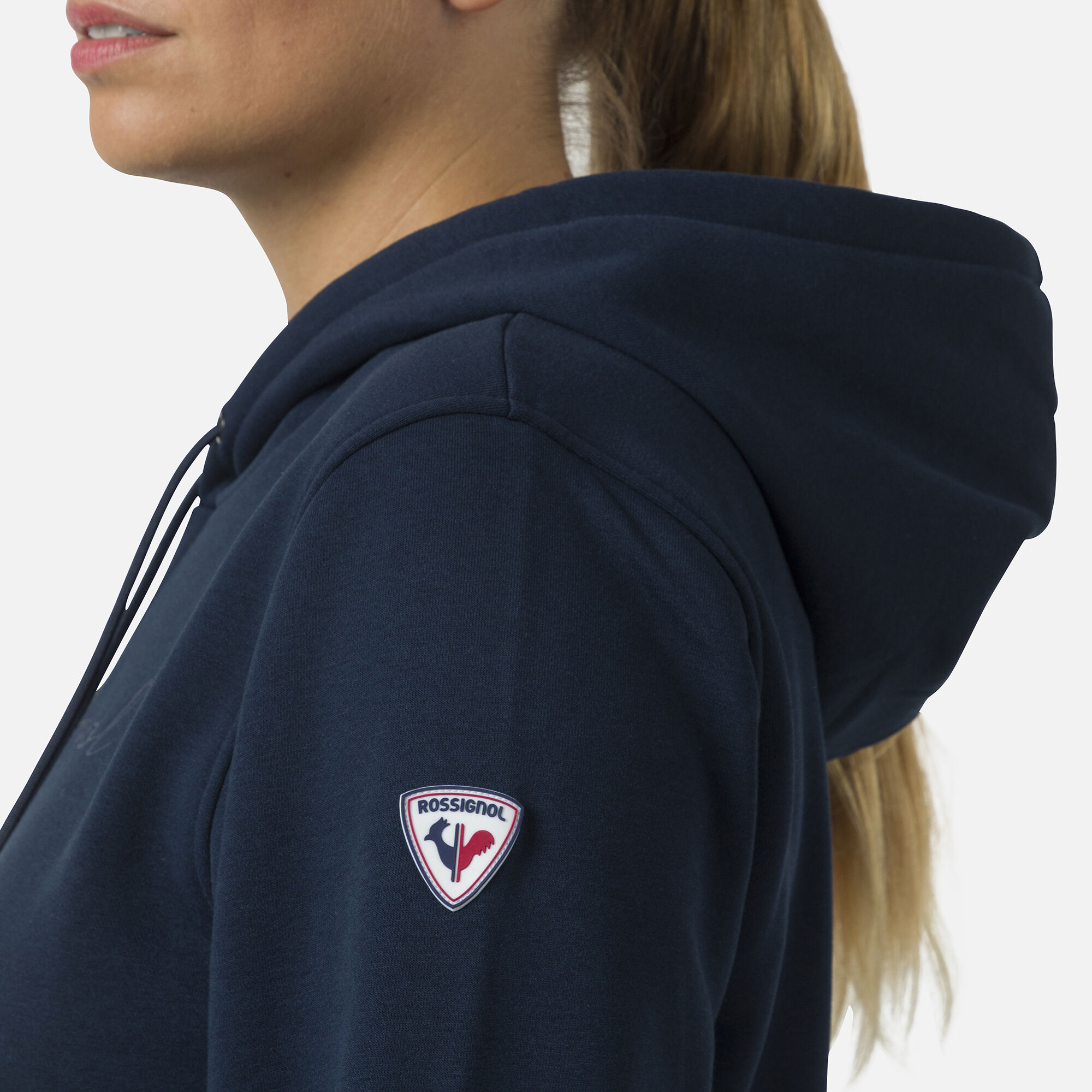 Sweat à capuche molletonné Logo Femme