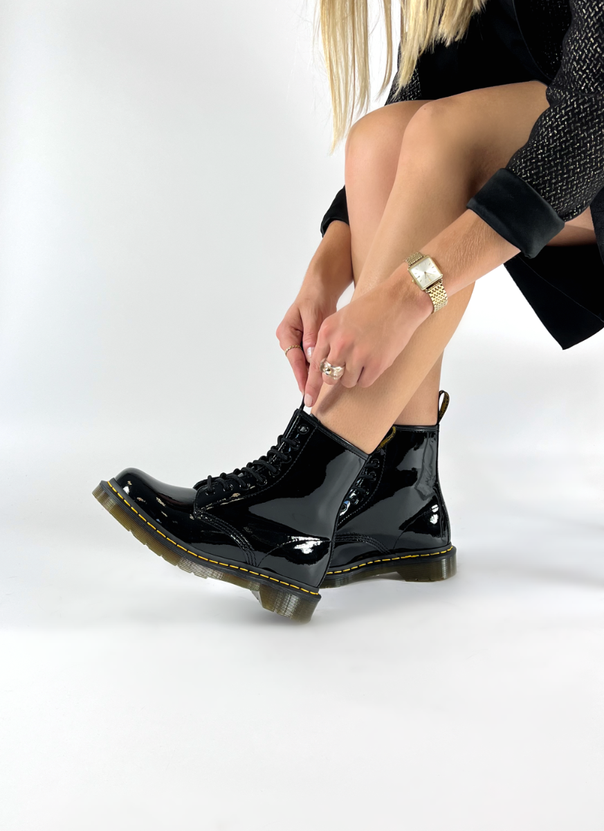 Dr Martens  1460 - Noir vernis