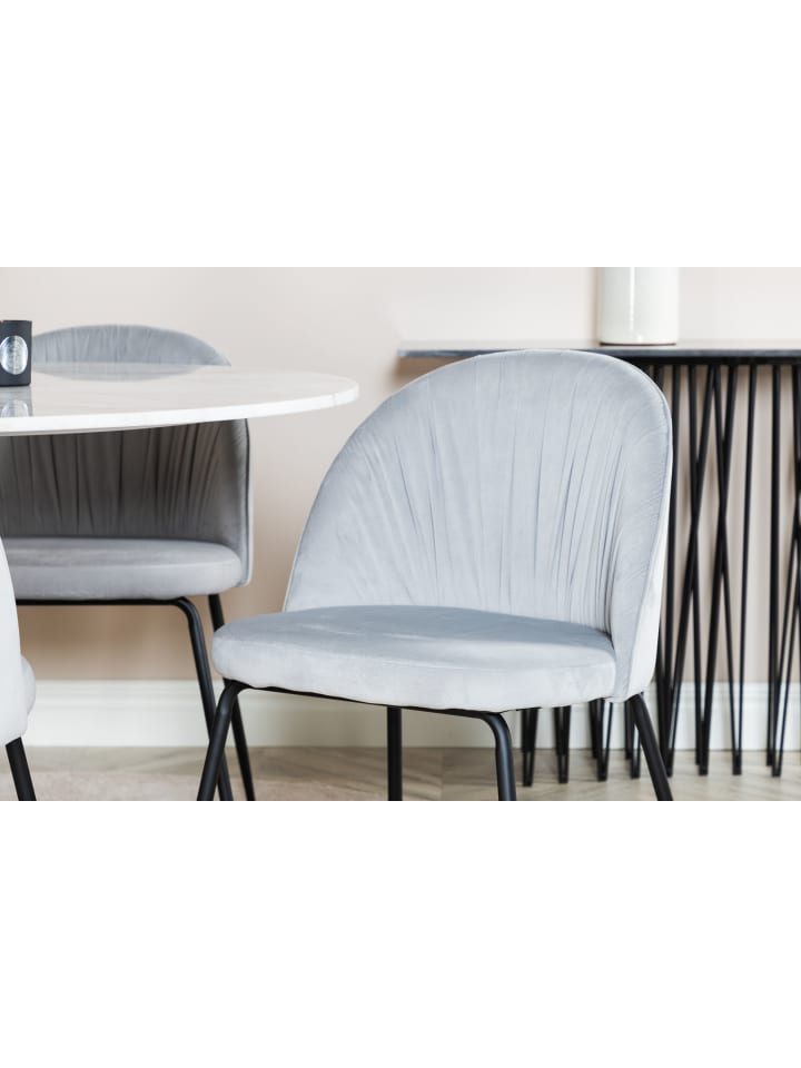 ebuy24 Essgruppe Estelle 80 (5-teilig) Grau 106 x 106 cm günstig kaufen onesize