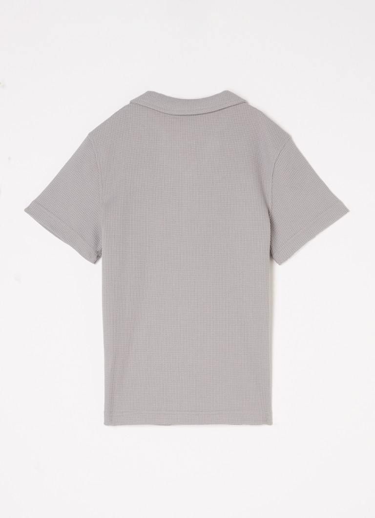 Black Bananas Waffle regular fit shirt with logo