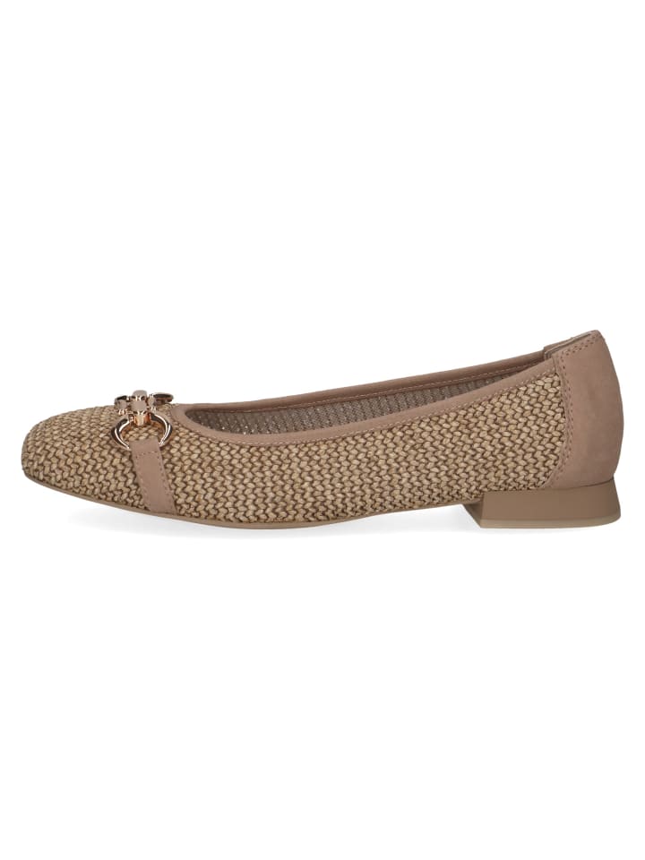 Caprice Ballerina Ballerina in beige günstig kaufen