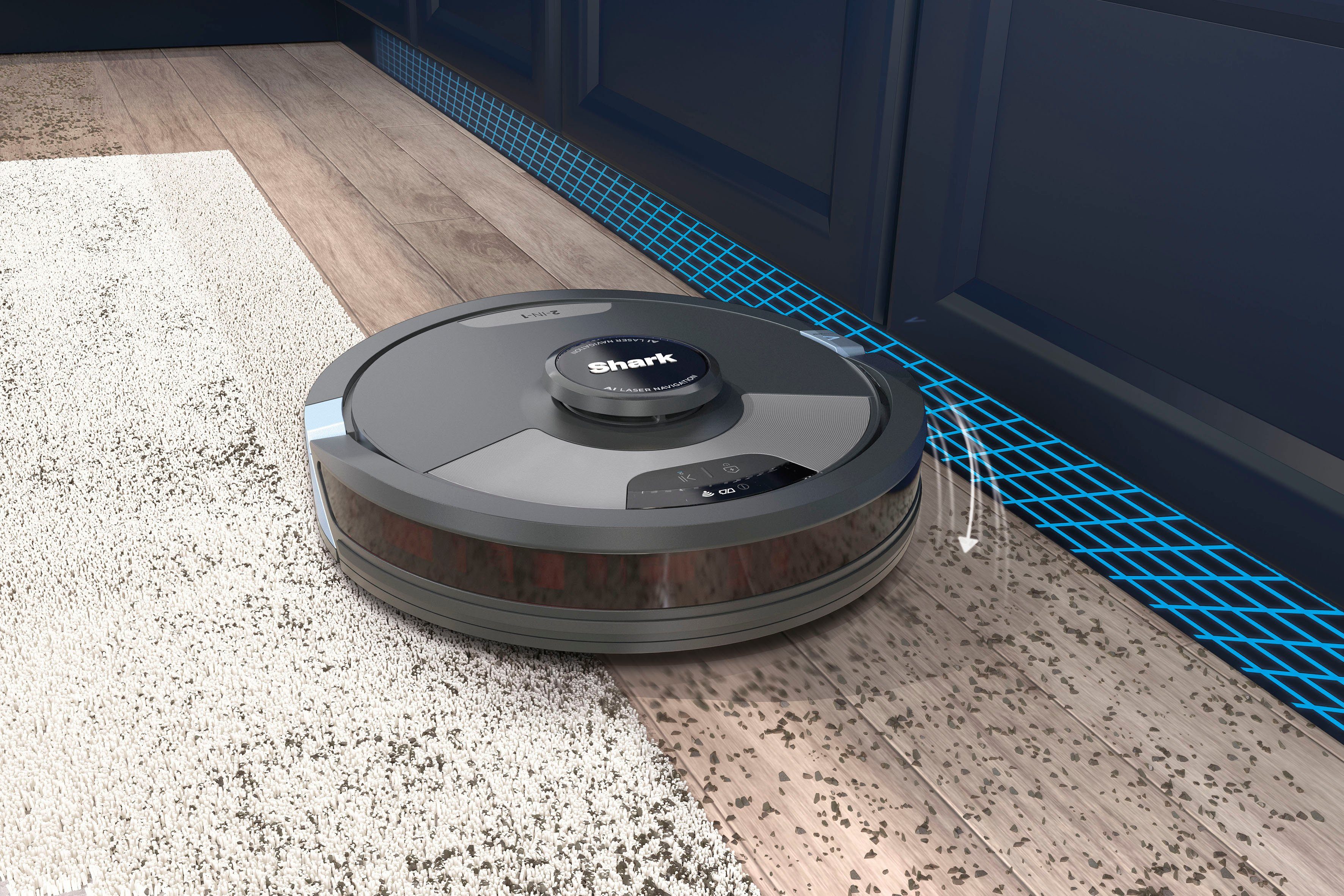 Shark Saugroboter AI ULTRA 2-in-1 Saugroboter [RV2600WDEU], 20 W