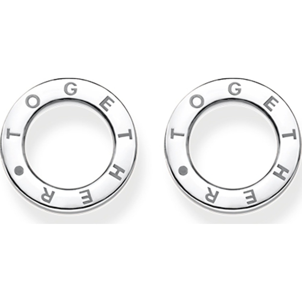 Thomas Sabo Boucles d'oreilles à fermoir à poussette 925 Argent Boucles d'oreilles
